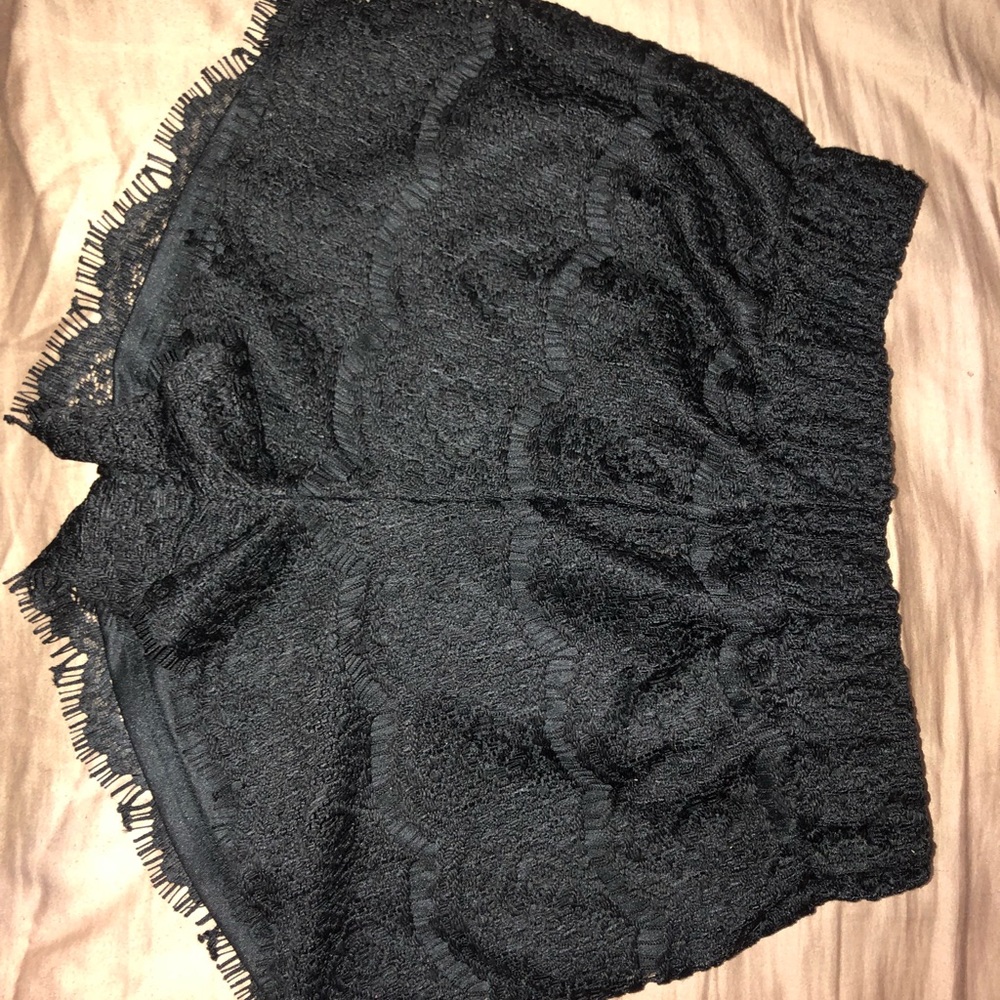 Charlotte Russe Lace Shorts.